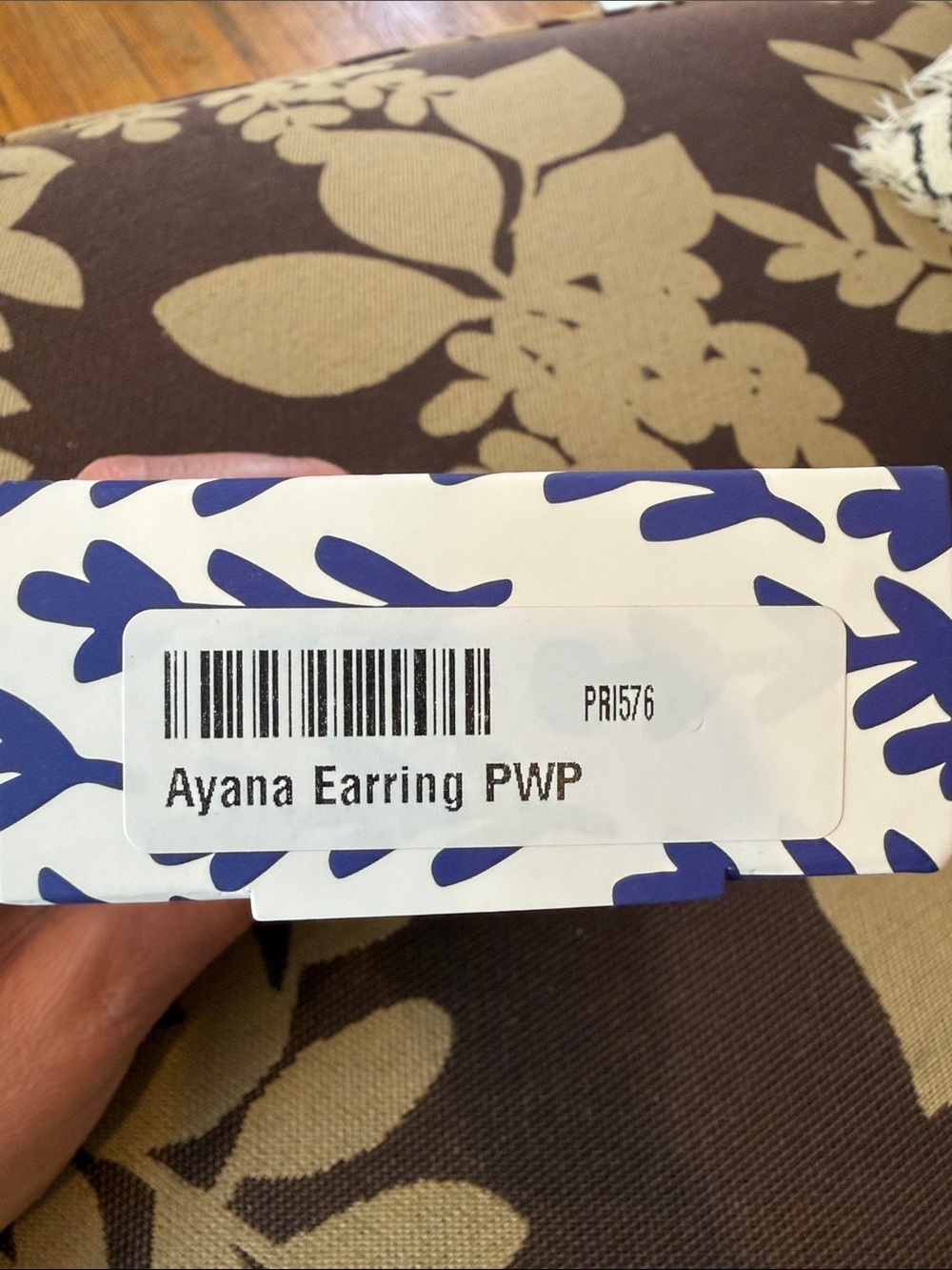 Plunder Ayana Pink & Gold Leopard Triple-Drop Earrings - Picture 6 of 6